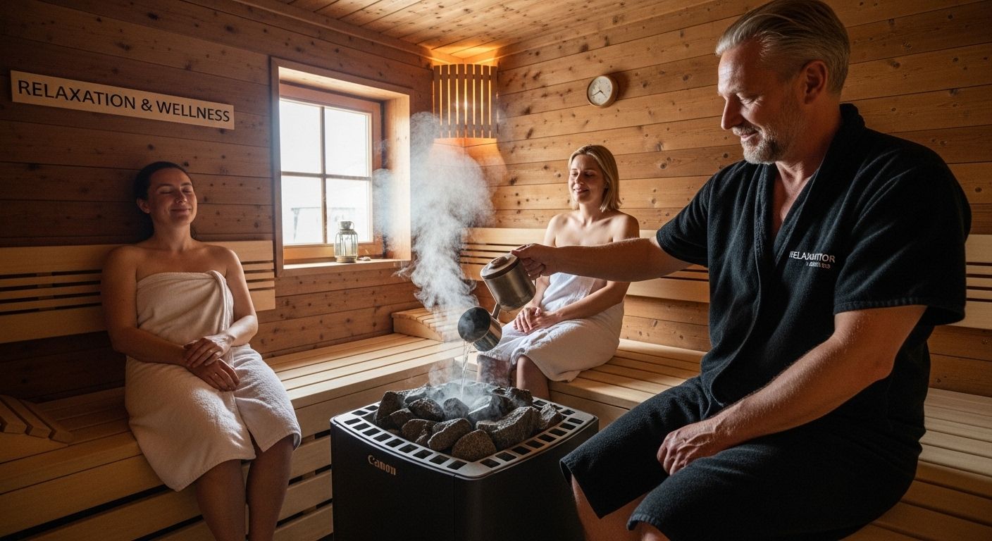sauna relaxation wellness