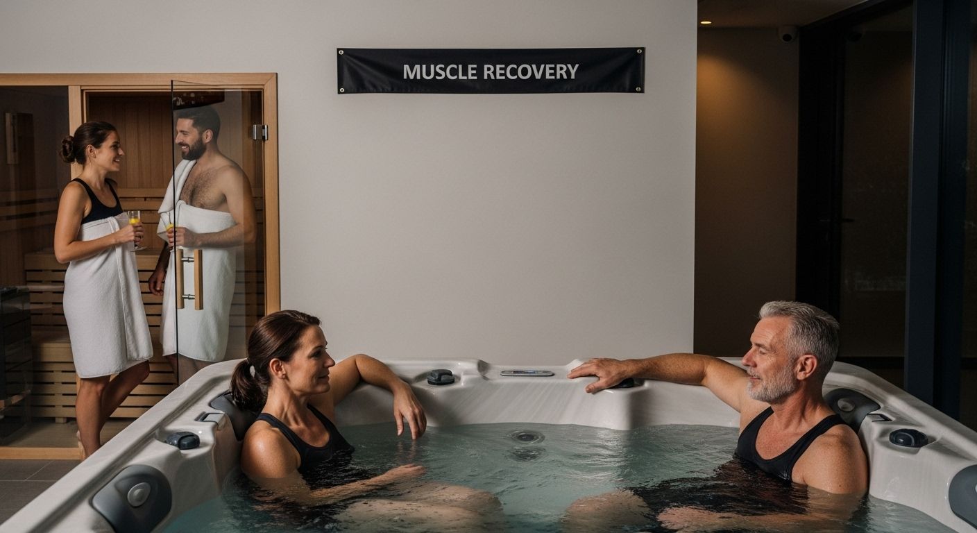 muscle recovery hot tub sauna