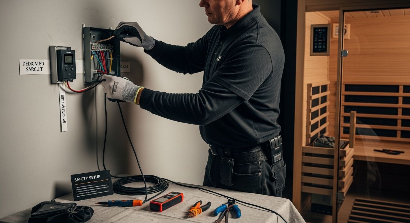sauna electrical installation safety