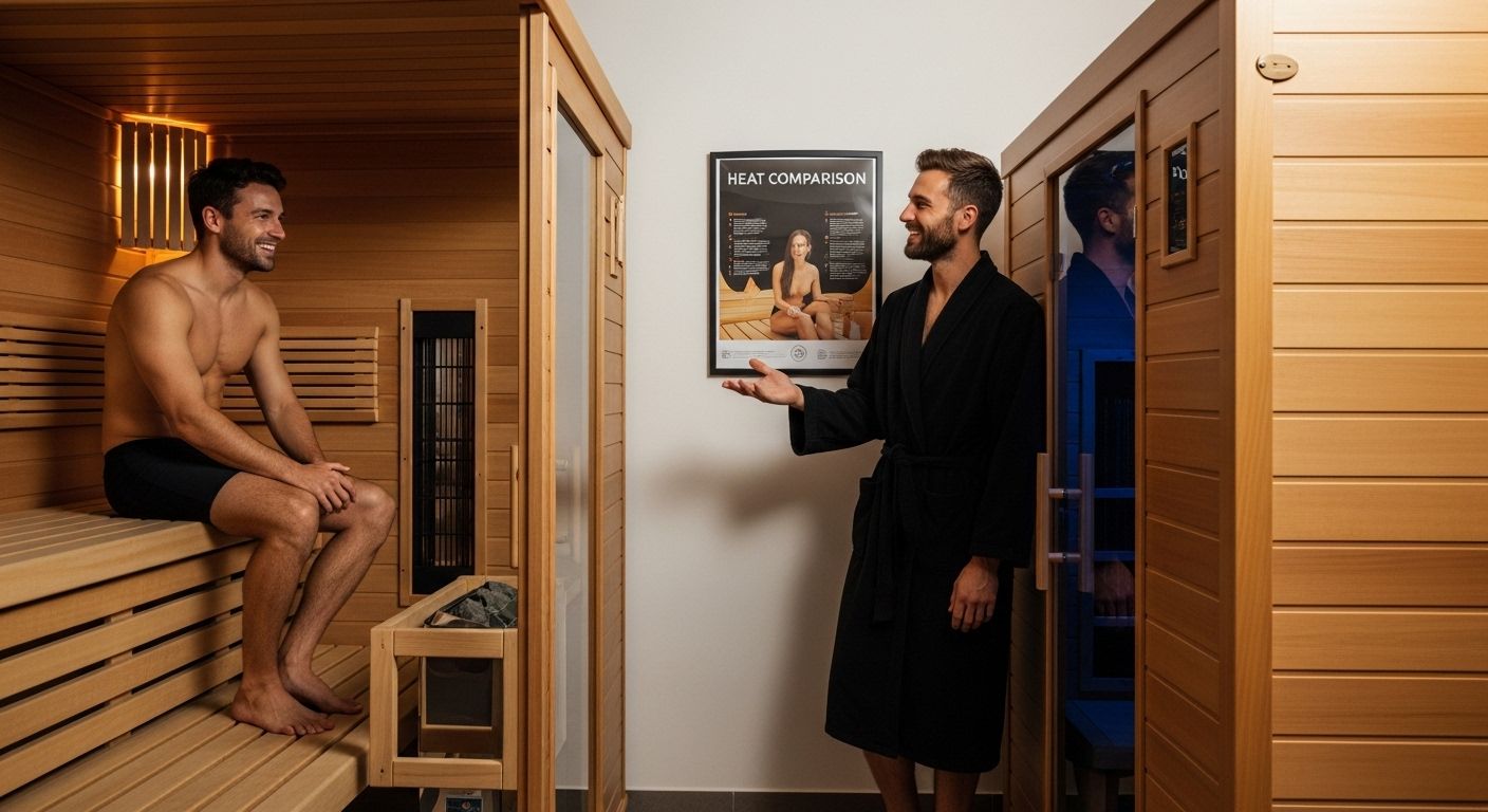 infrared vs finnish sauna comparison