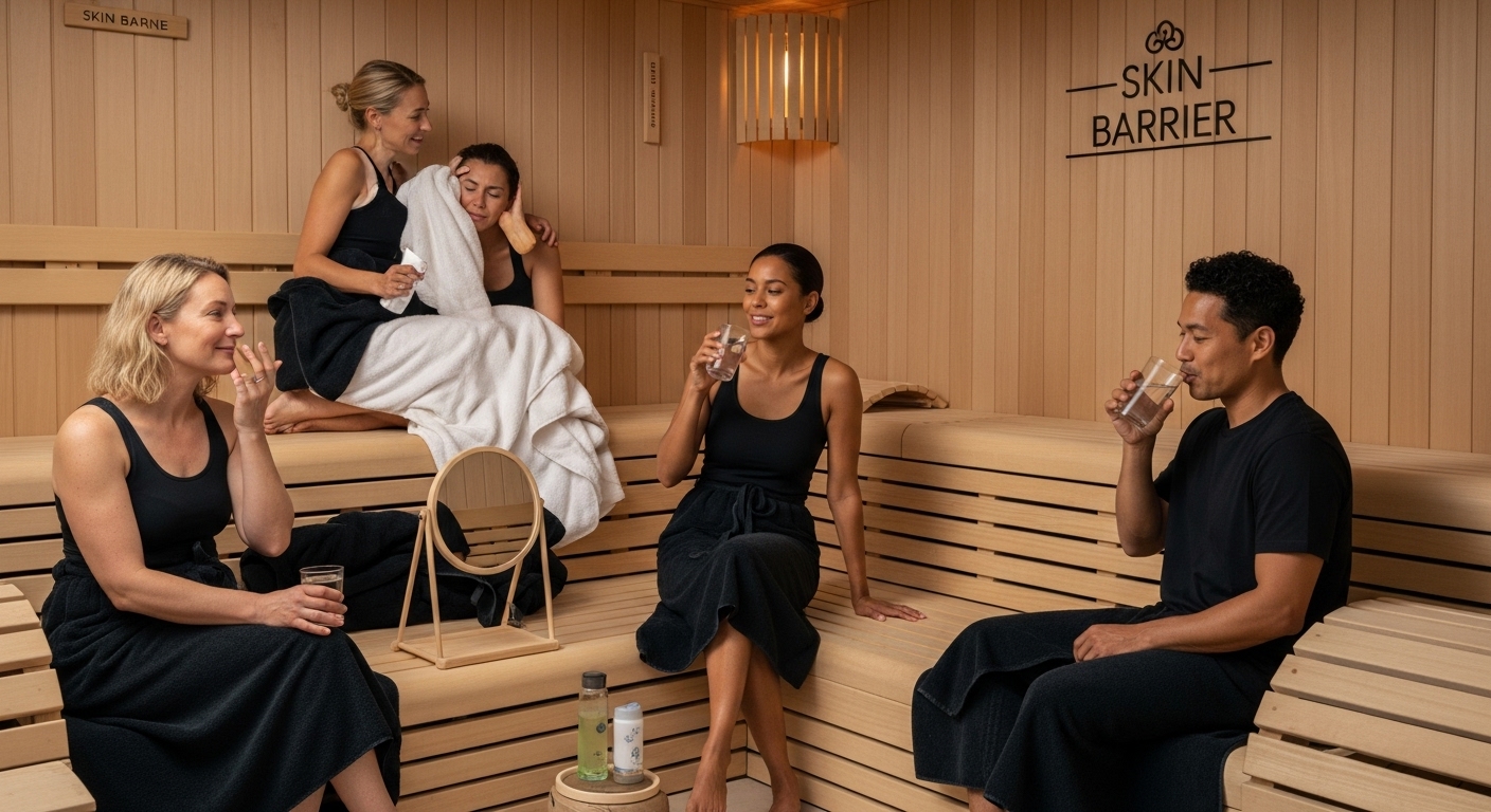 skin hydration sauna