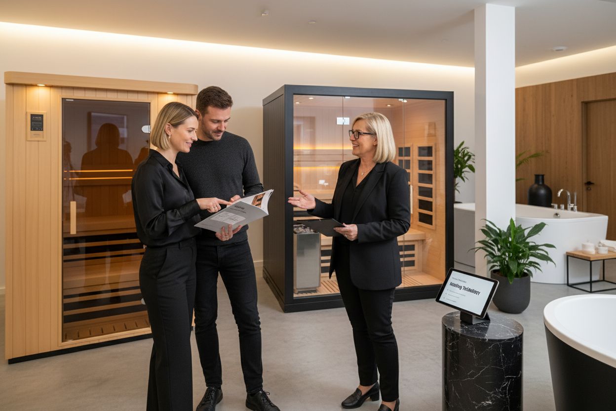 sauna buying features