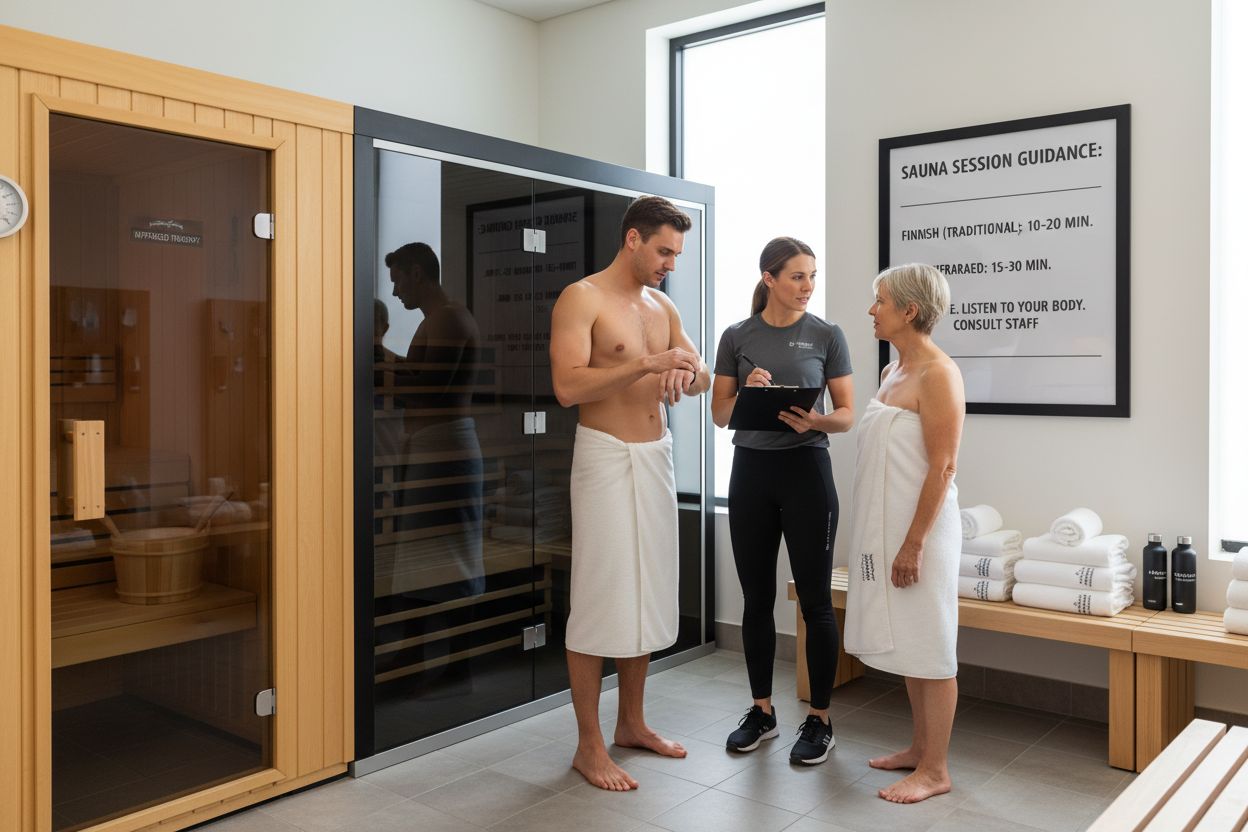 sauna types durations