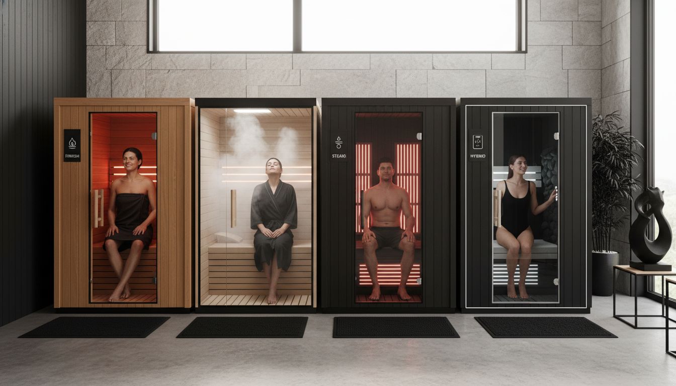 modern sauna types