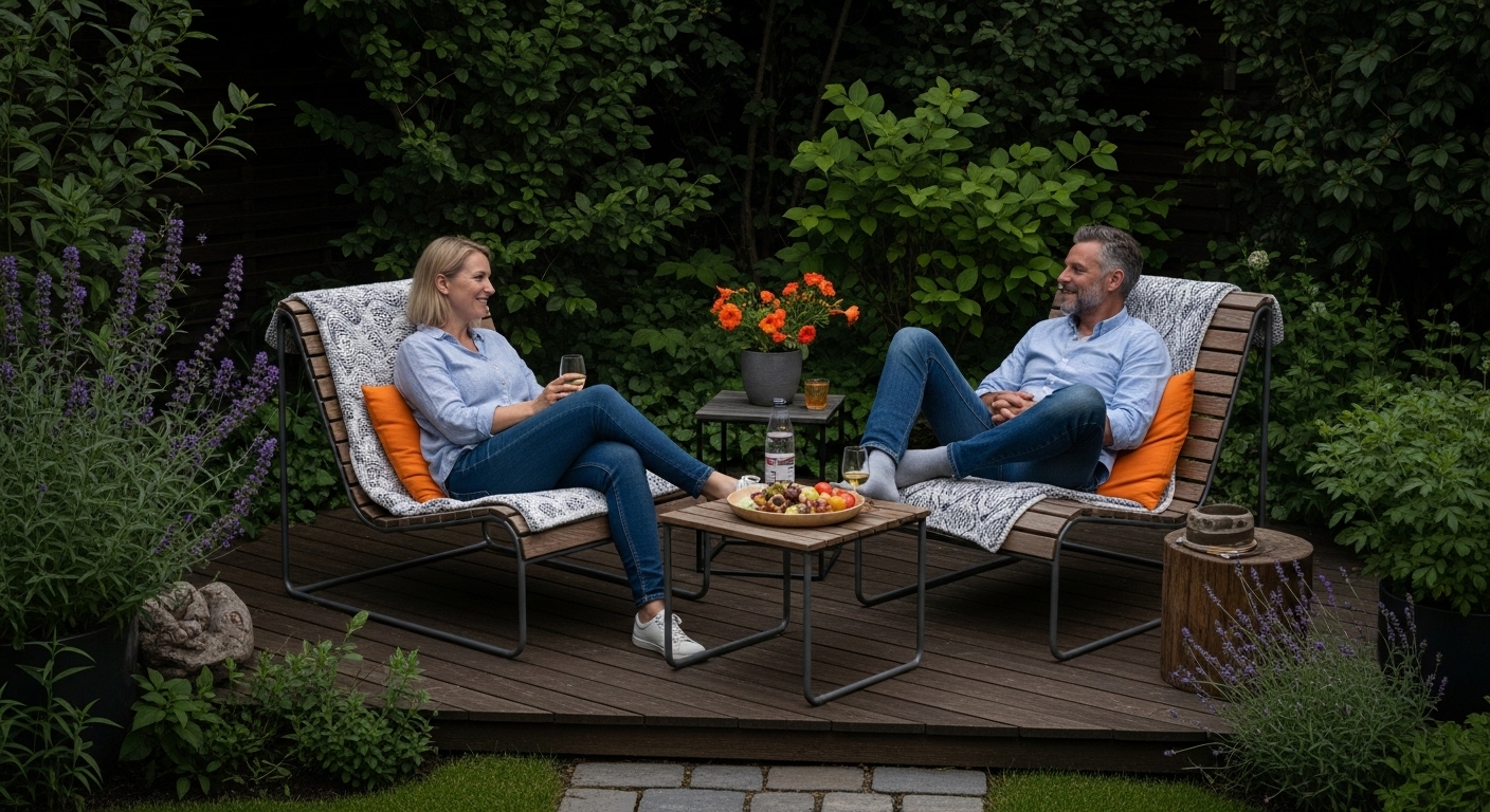 persönliches Gartenmöbel Wohlfühloase
