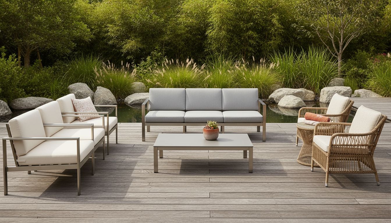 Gartenmöbel Materialvergleich