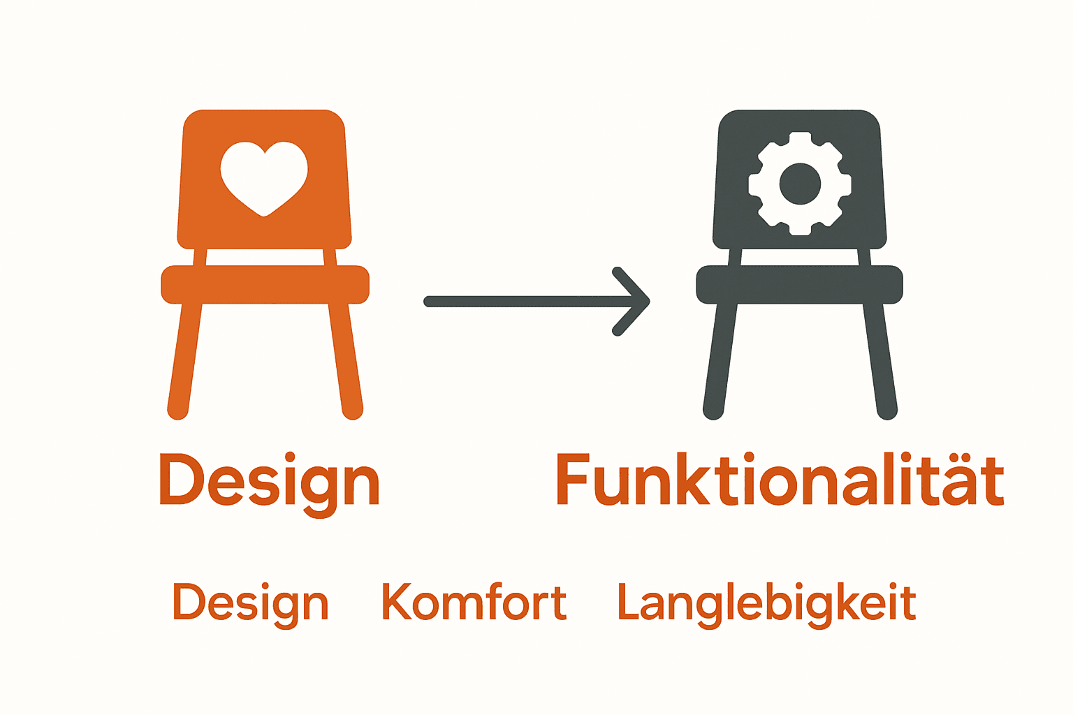 Vergleich Ästhetik und Funktionalität bei Gartenmöbeln