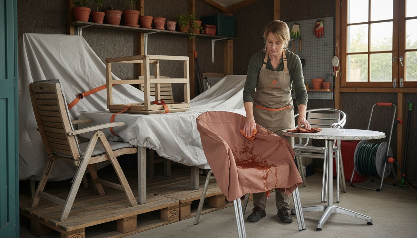 Gartenmöbel richtige Lagerung