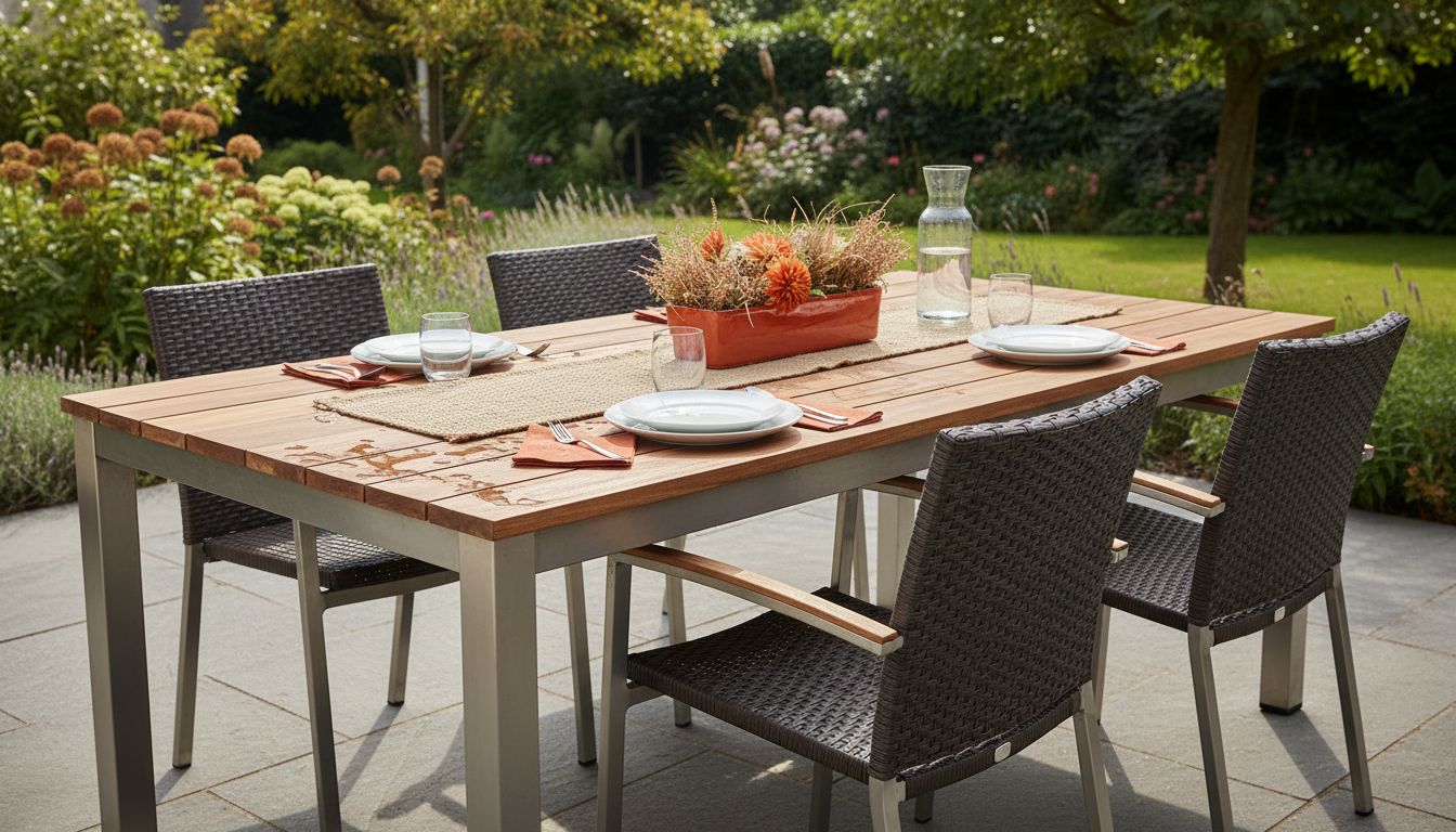 outdoor materialien möbel