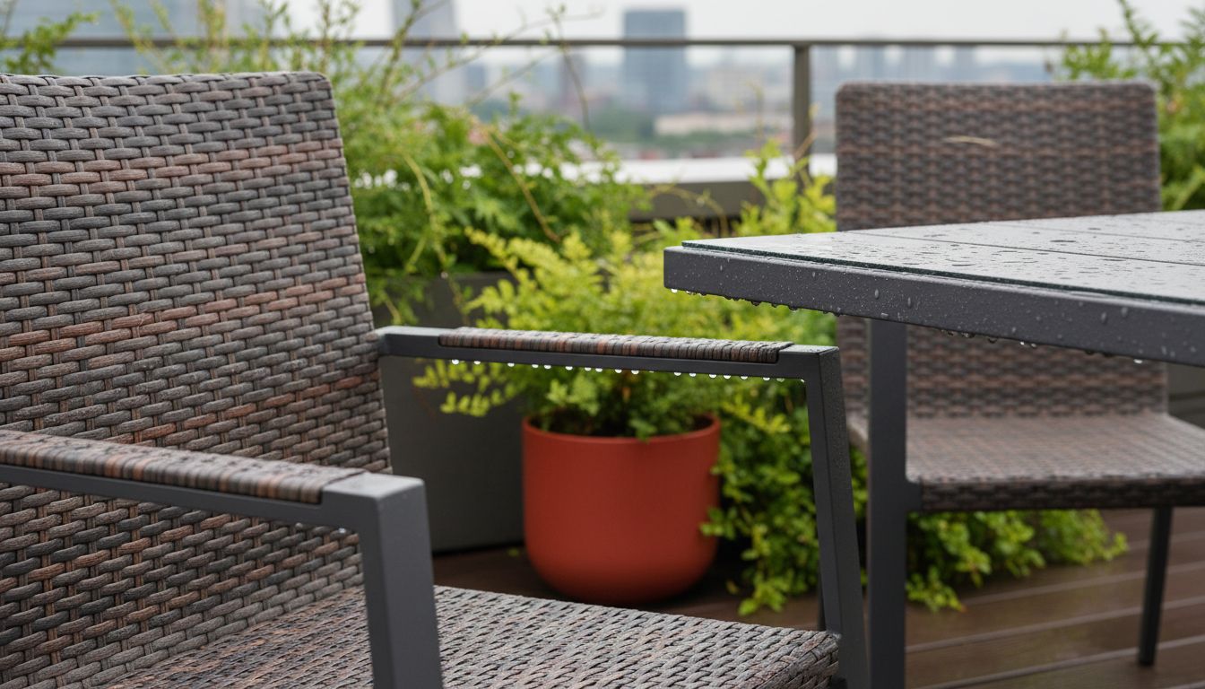 outdoor materialien möbel