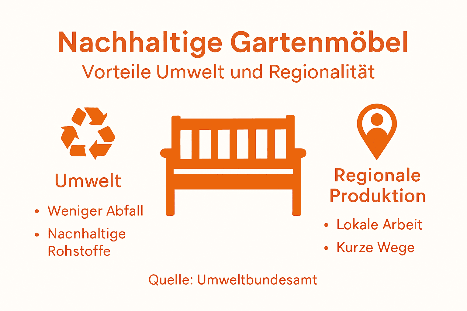 Infografik: Warum sich nachhaltige Gartenmöbel wirklich lohnen