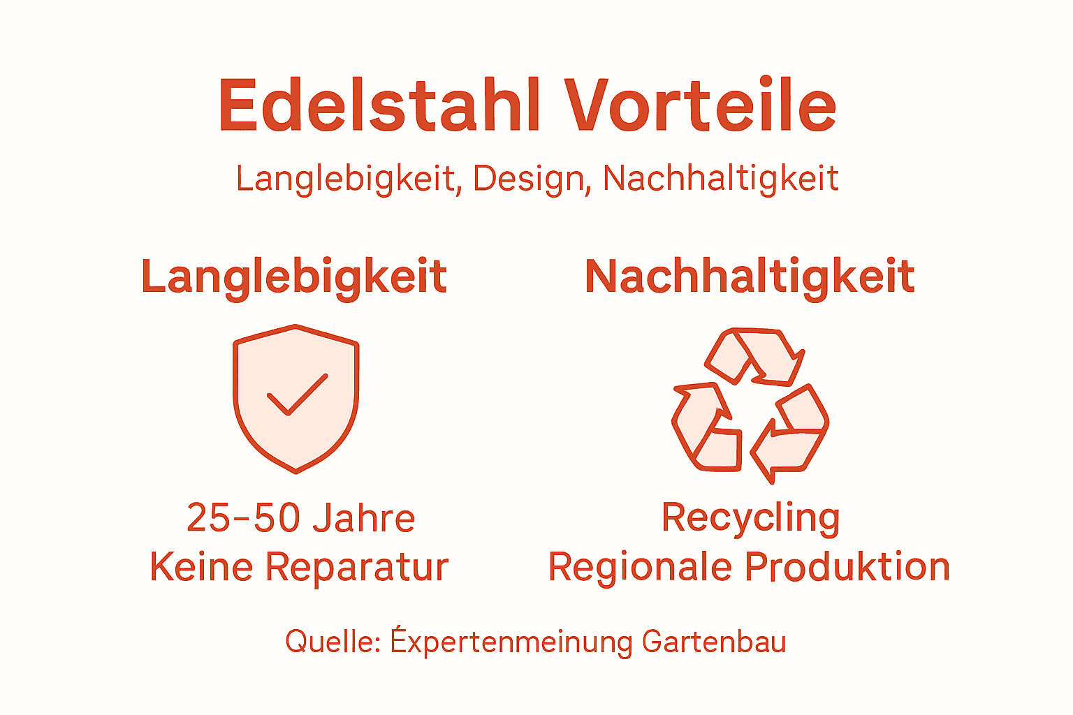 Edelstahl im Fokus: Langlebigkeit und Umweltfreundlichkeit auf einen Blick