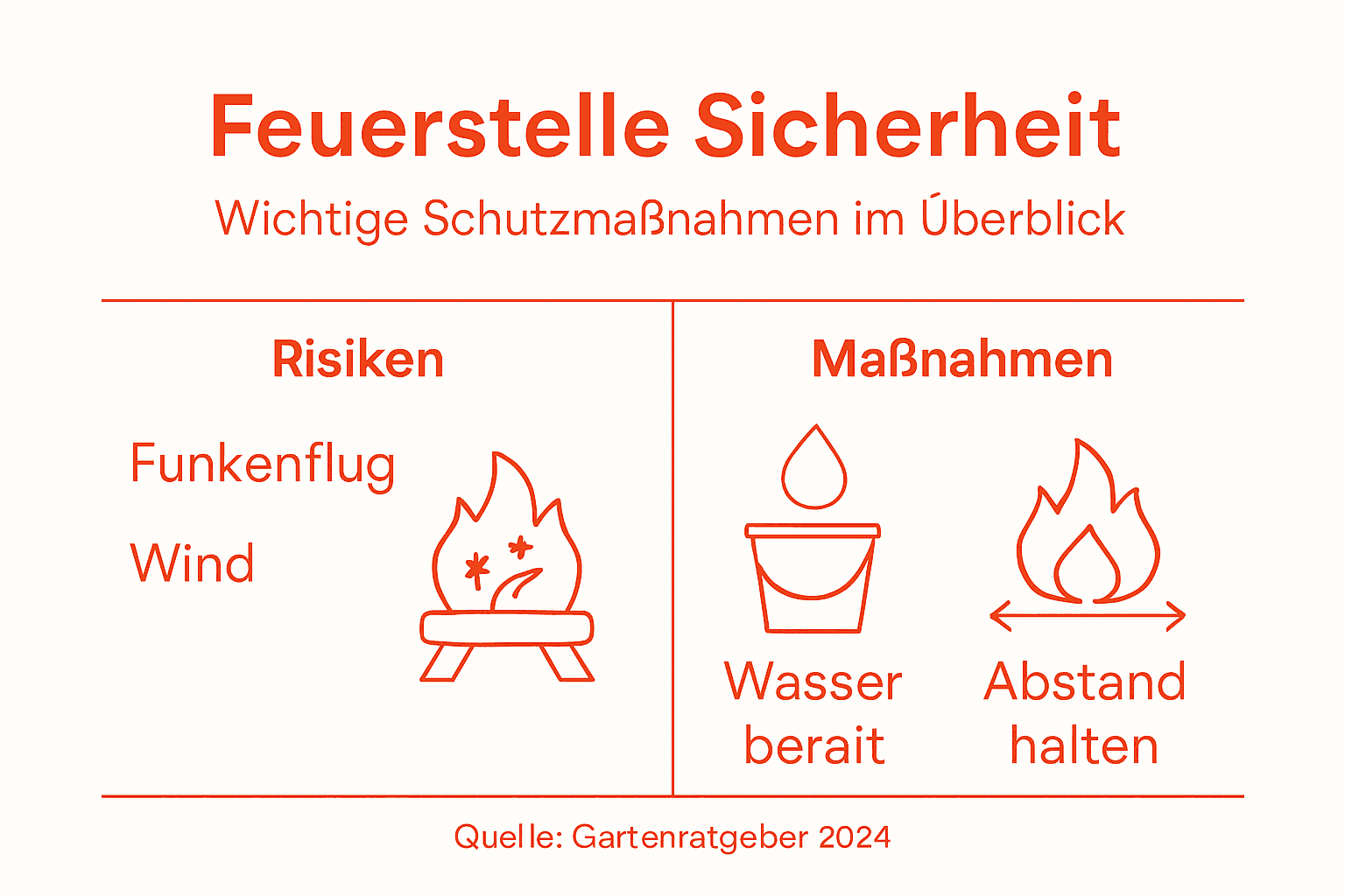 Übersicht: Wichtige Sicherheitstipps für den Umgang mit Feuerstellen