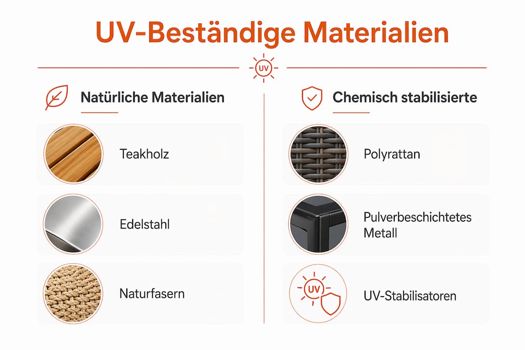Übersicht: Materialien mit hoher UV-Beständigkeit und ihre wichtigsten Eigenschaften