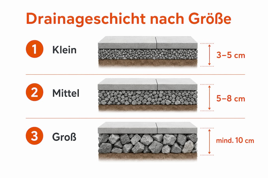 Übersicht: Welche Höhe sollte die Drainageschicht in Pflanzkübeln haben?