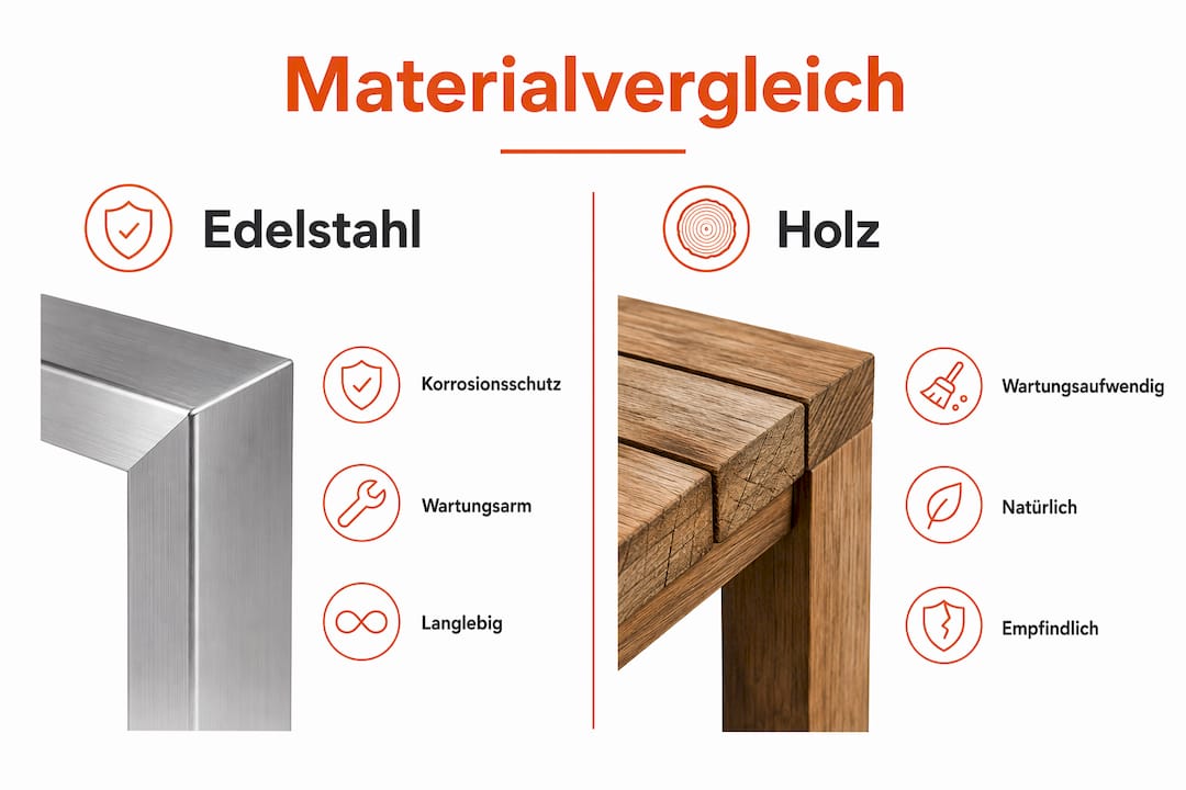 Übersicht: Die wichtigsten Materialien für Gartenmöbel im Vergleich