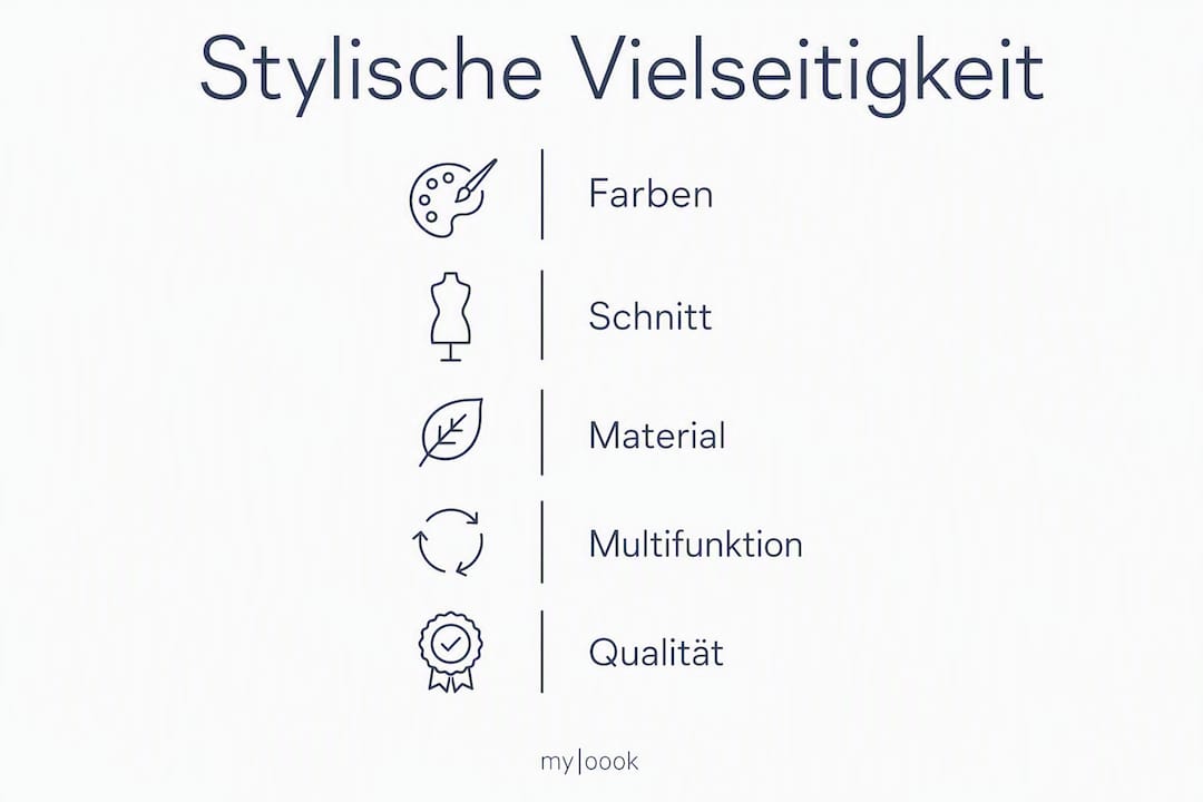 Fünf Schritte zu mehr Stilvielfalt – eine anschauliche Infografik