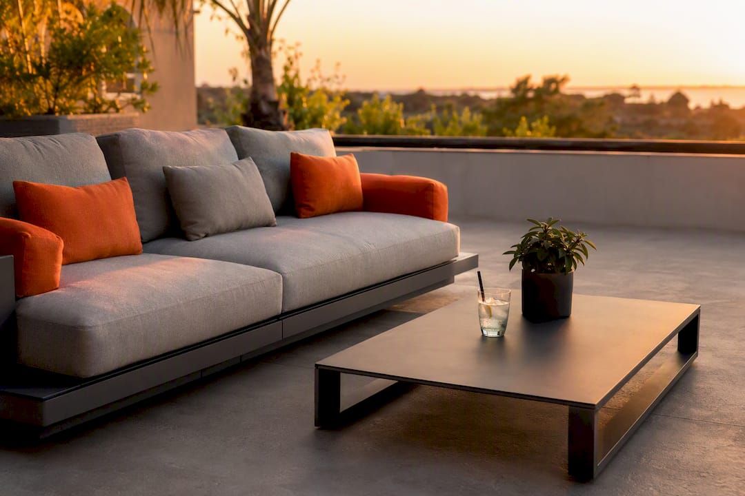 Flacher Beistelltisch gesucht? Diese Modelle passen zu niedrigen Sofas
