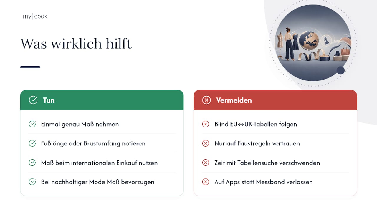 Was diese Größentabellen wirklich wert sind — overview diagram