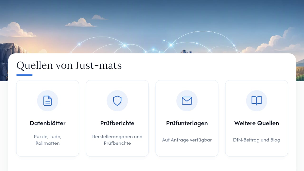 Woher Just-mats sein Fachwissen zum Brandverhalten von Matten nimmt — overview diagram
