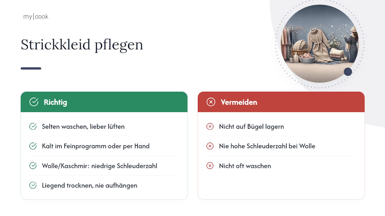 Wie Pflegst Du Ein Strickkleid Richtig? — overview diagram
