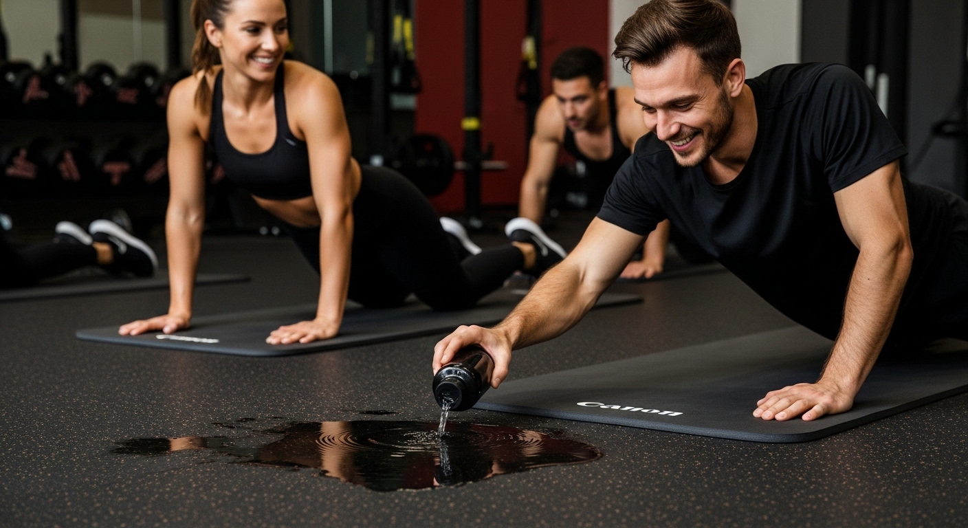 Fitnessstudio wasserdichte Matten