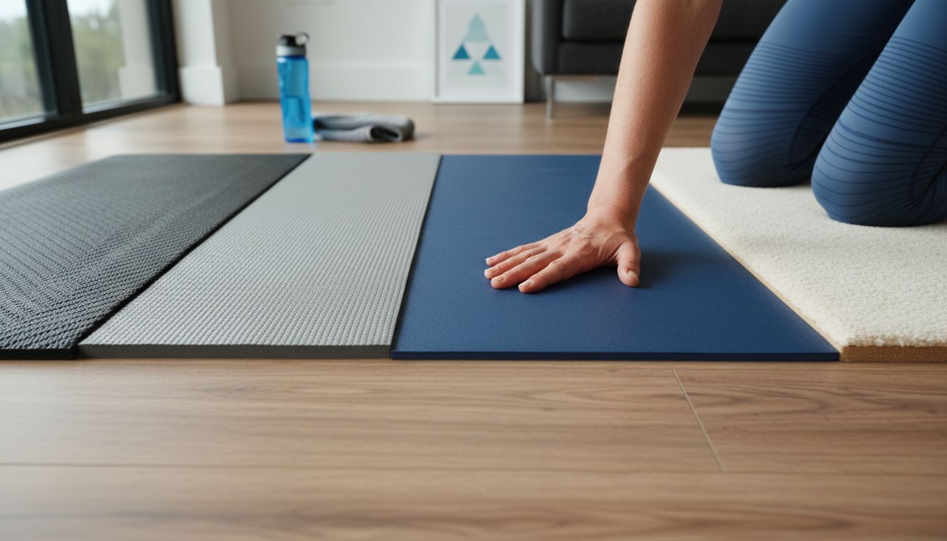 mattenmaterialien und dicke detail