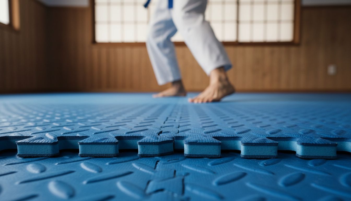 puzzlematte detail kampfsport