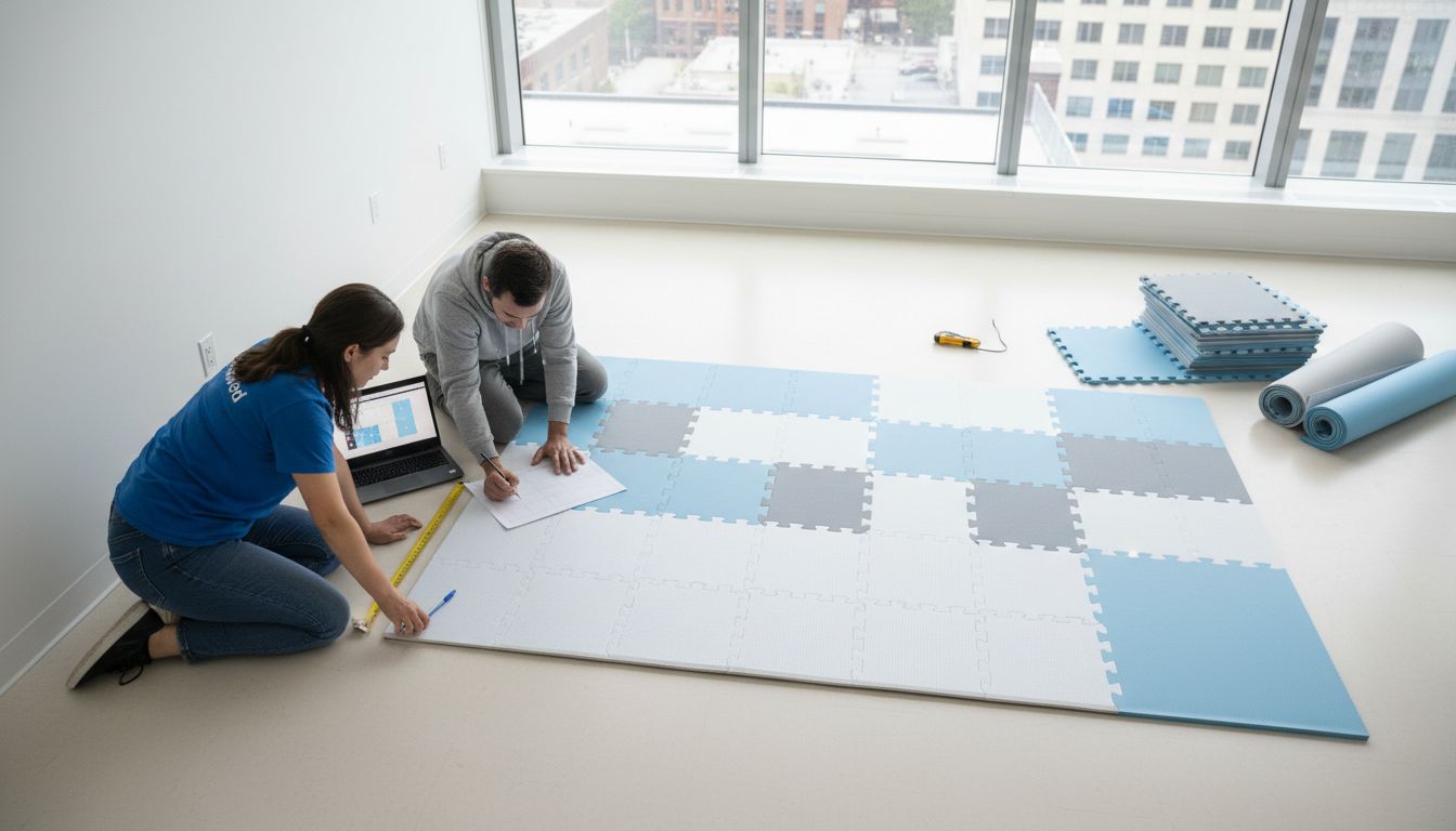 Puzzlematten Layout planen