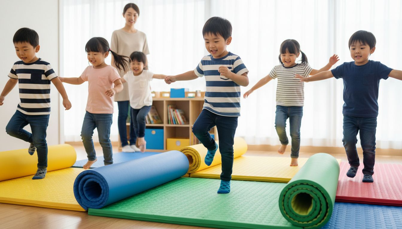 Rollmatten Kita Einsatz