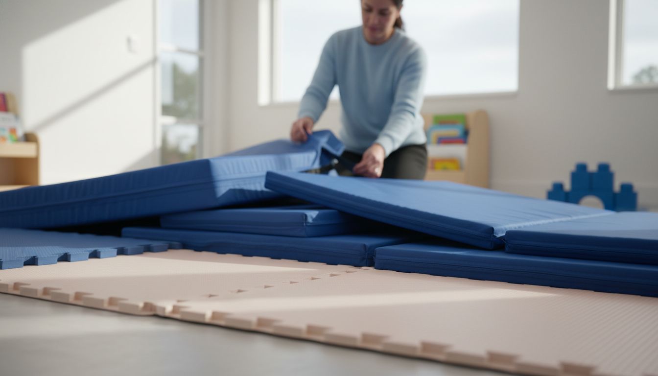 verschiedene Turnmatten Auswahl