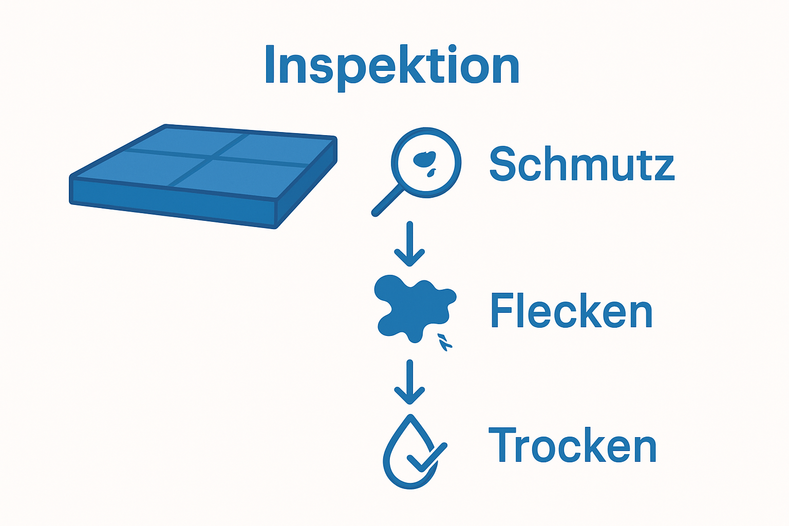Martial arts mat inspection infographic