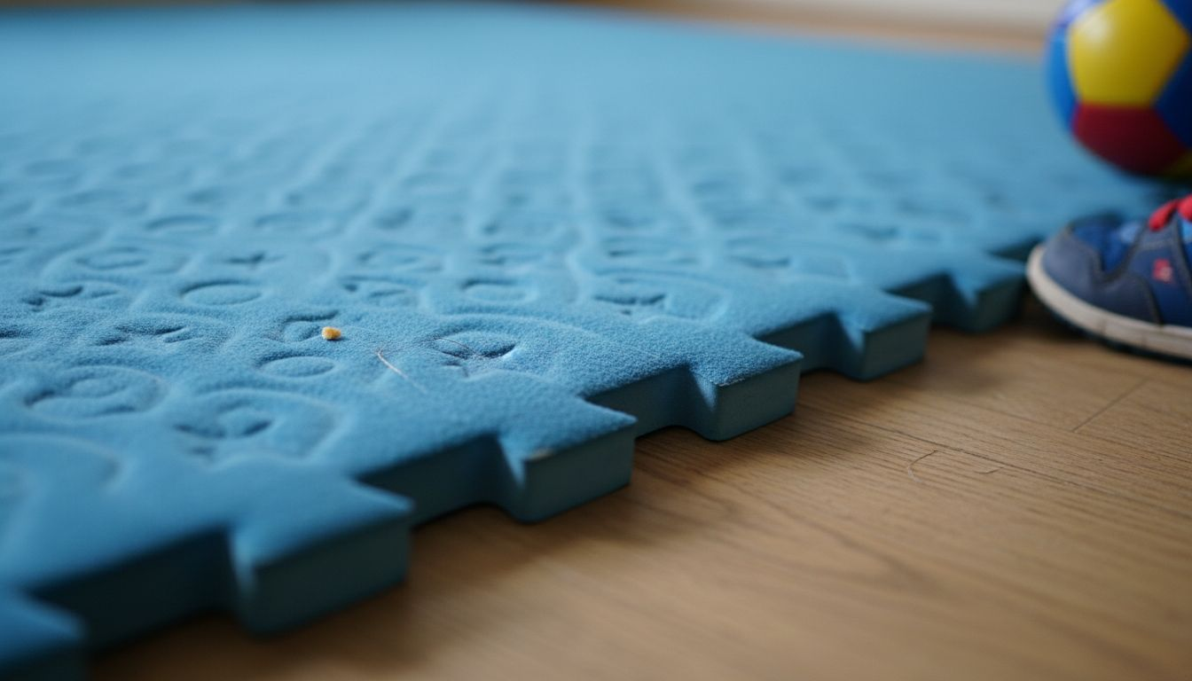 Kinderturnmatte mit rutschfester, strukturierter Oberfläche