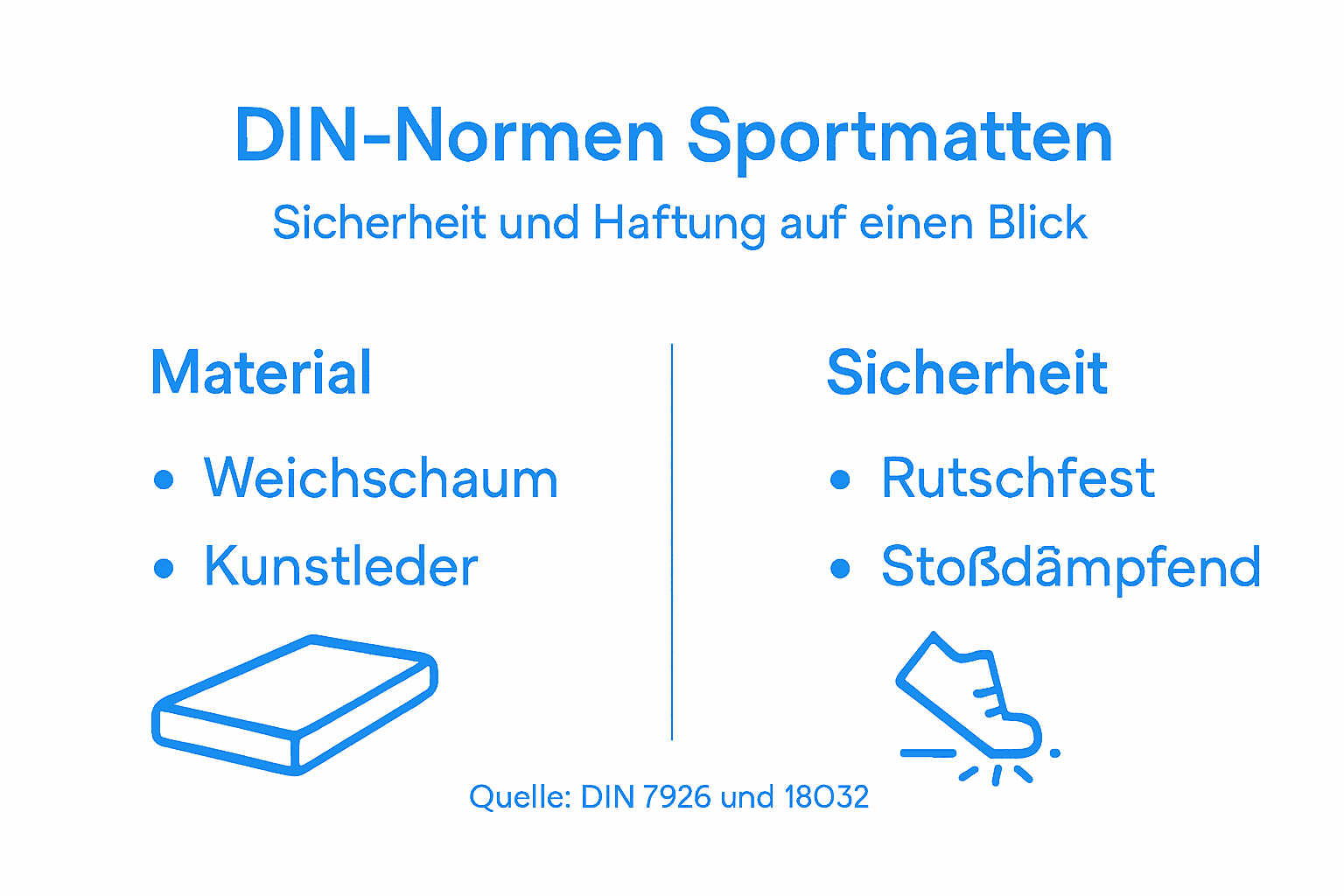 Übersicht: Wichtige DIN-Normen für Sportmatten auf einen Blick