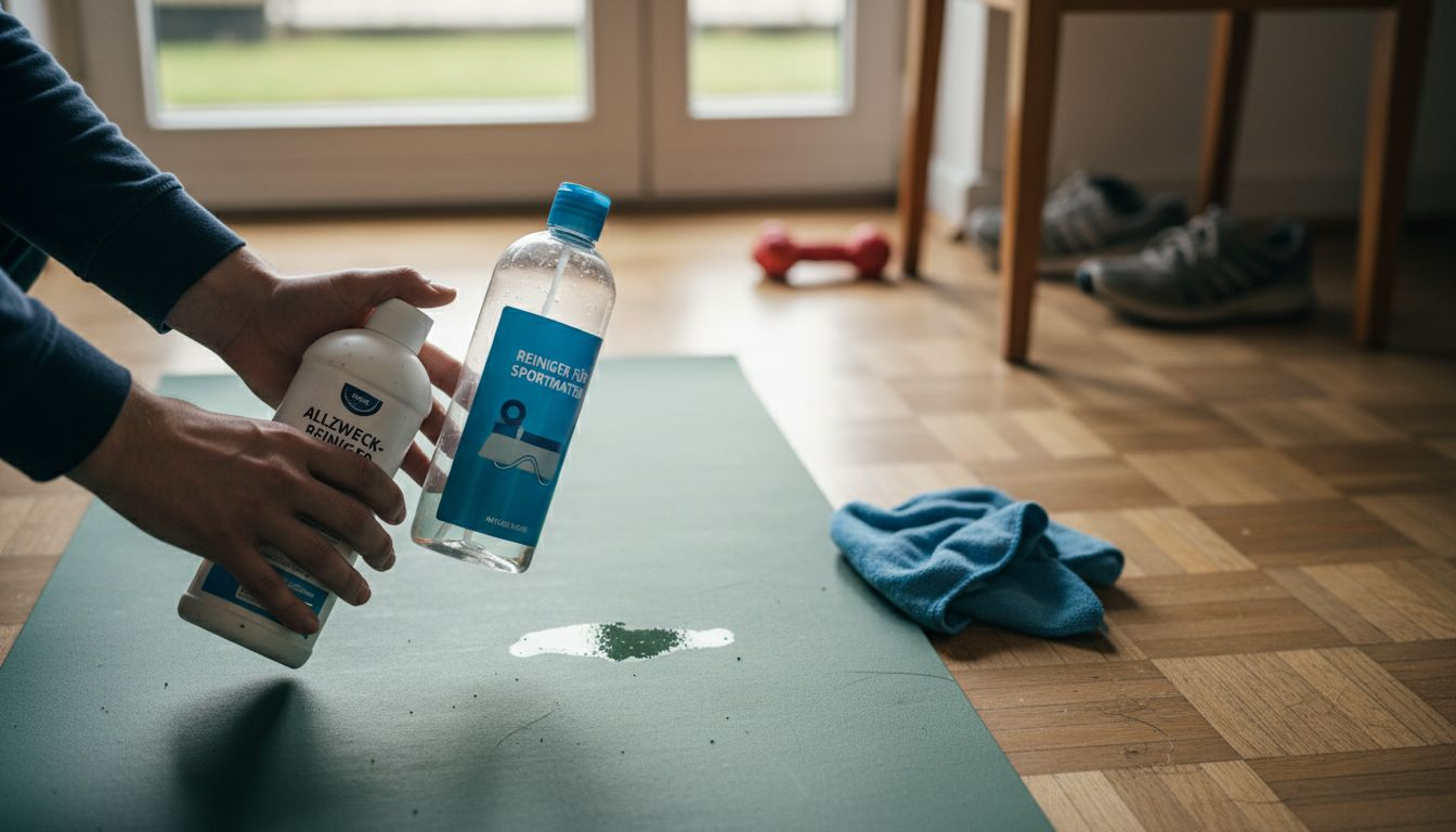 So finden Sie das passende Reinigungsmittel für Ihre Fitnessmatte