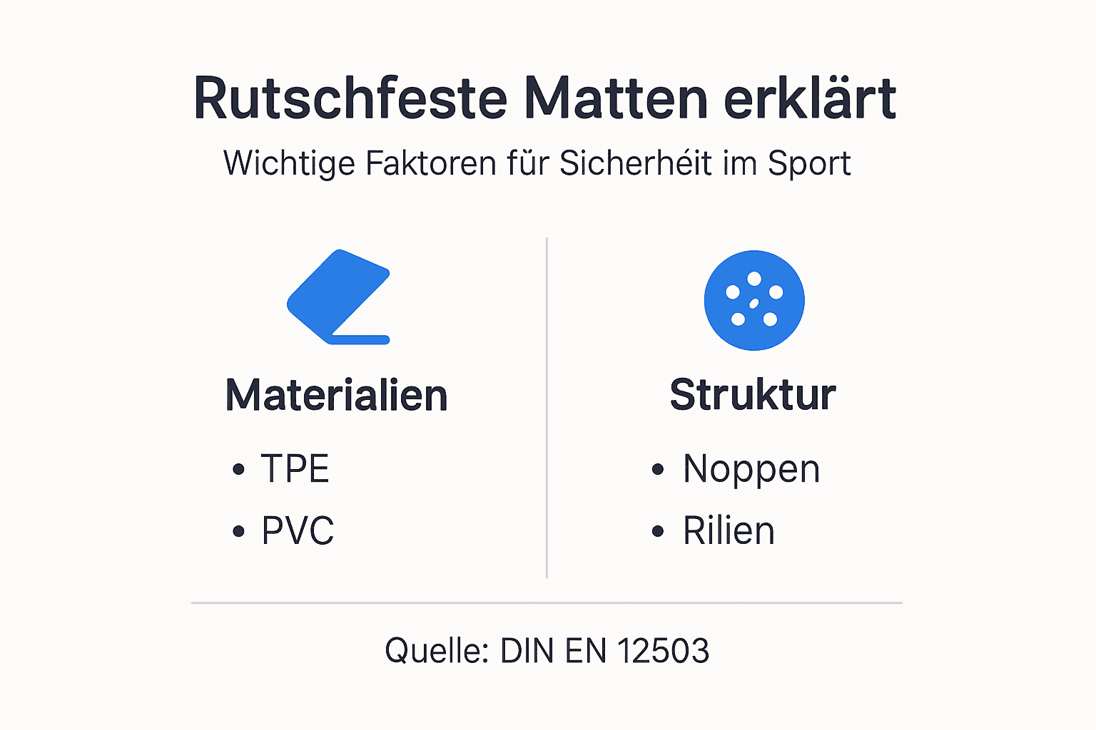 Übersicht: Rutschfeste Matten im Vergleich – Materialien und Oberflächenstrukturen auf einen Blick