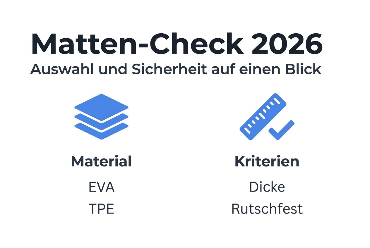 Übersicht: Worauf es bei der Auswahl einer Fitnessmatte ankommt – Materialien und wichtige Kriterien im Vergleich