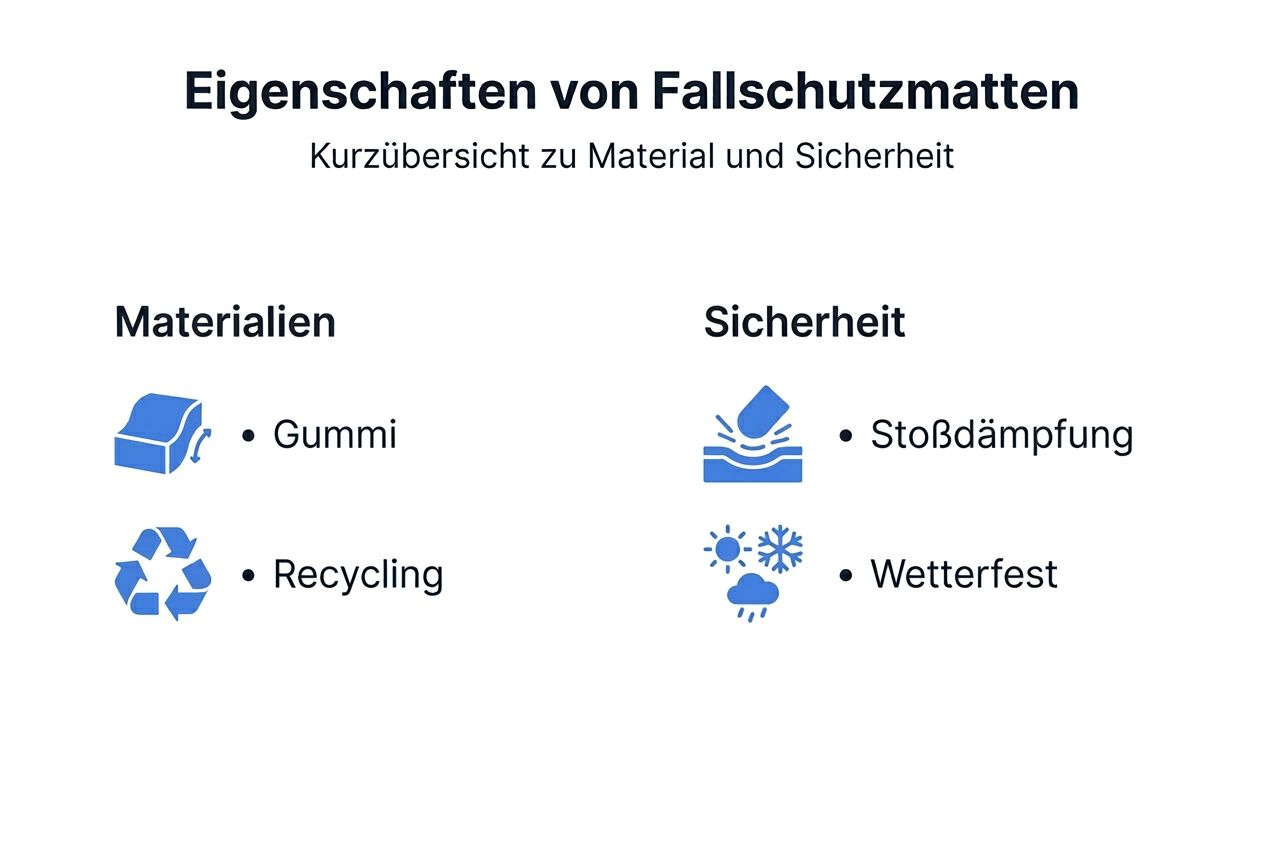 Übersicht: Wichtige Merkmale von Fallschutzmatten auf einen Blick