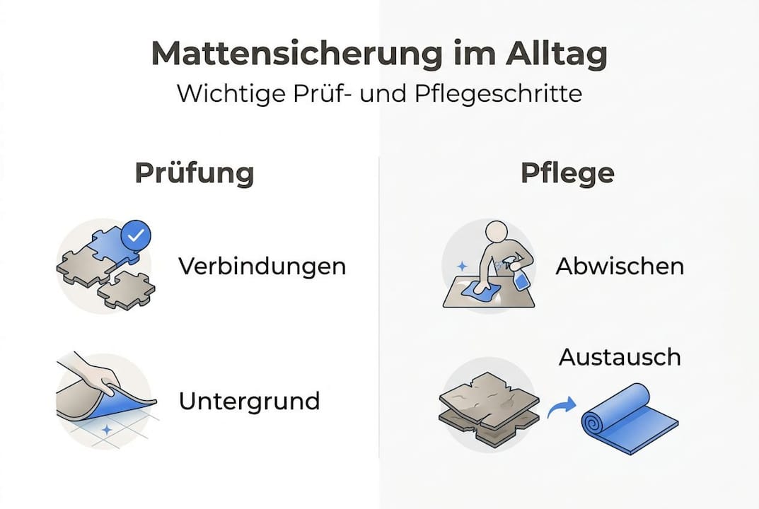 Übersicht: So halten Sie Ihre Matten sauber und in Schuss