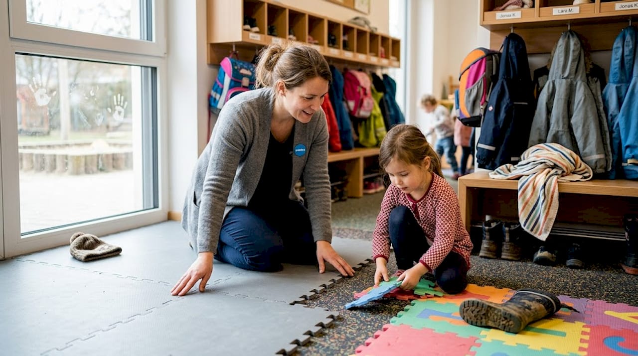 Gummimatten oder Puzzlematten – welche Bodenlösung eignet sich besser für die Kita?