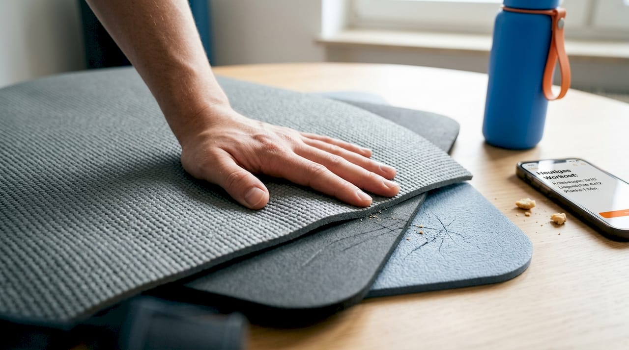 Übersicht über verschiedene Materialien für Sport- und Fitnessmatten