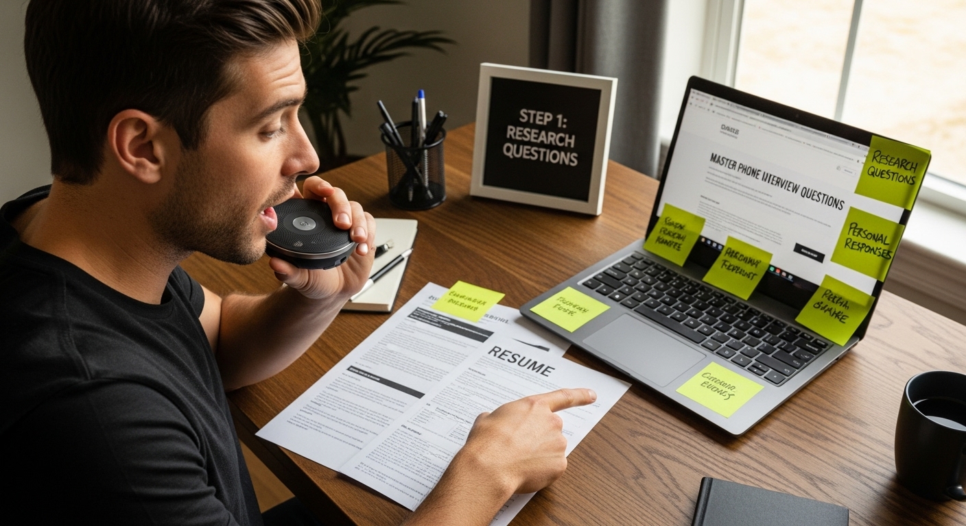 Master Phone Interview Questions and Answers Effectively