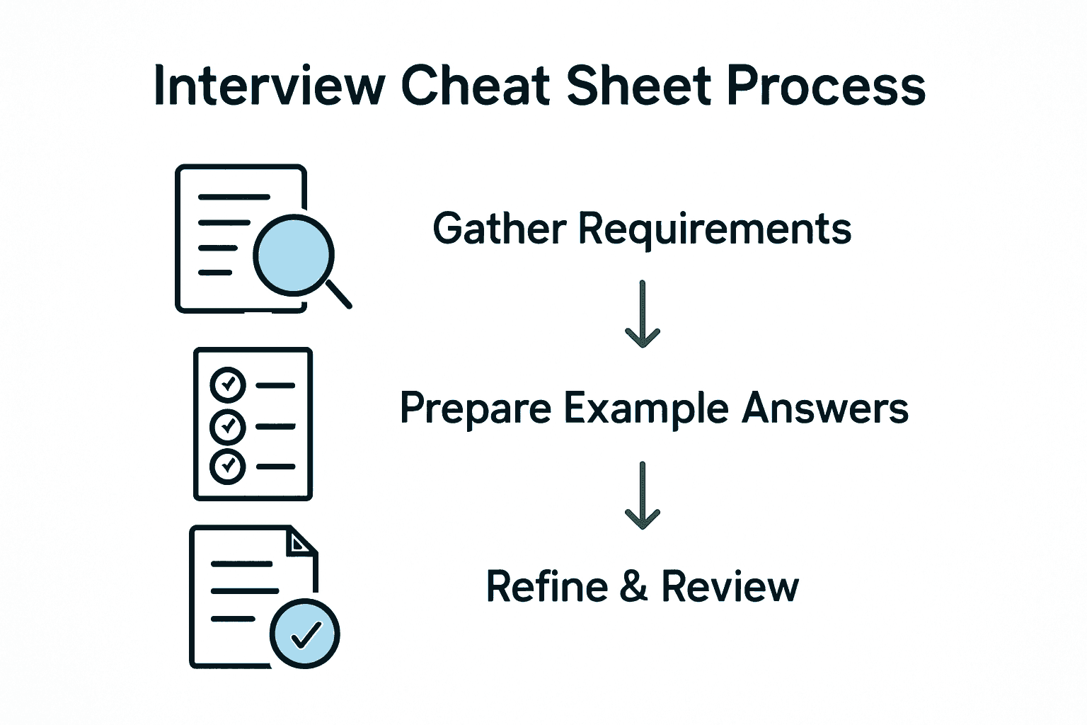 How to Create Interview Cheat Sheets for Success