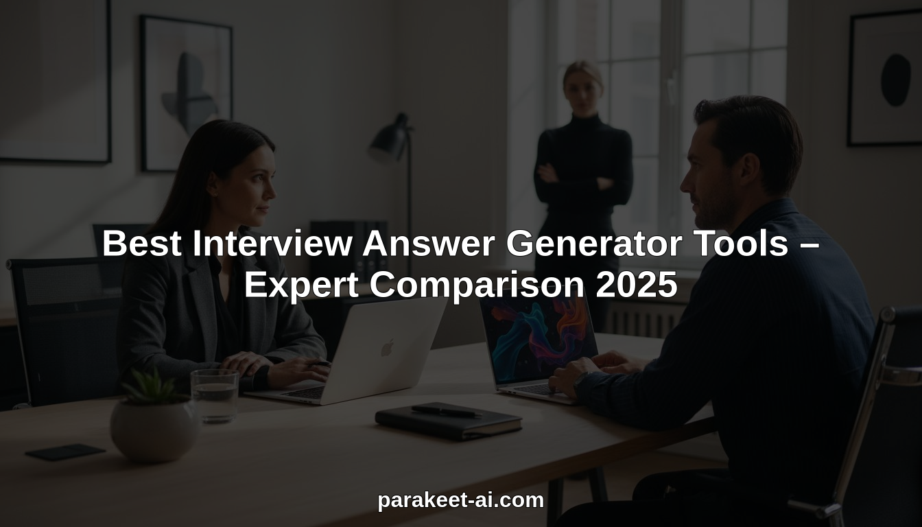 Best Interview Answer Generator Tools – Expert Comparison 2025