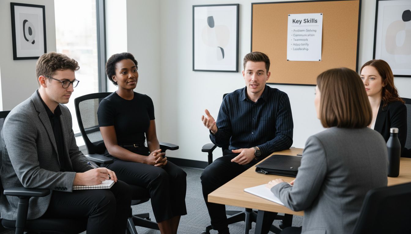 Candidates demonstrating active listening skills