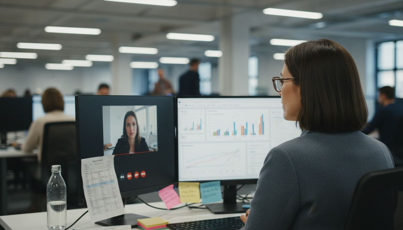 Recruiter uses AI assistant in interview