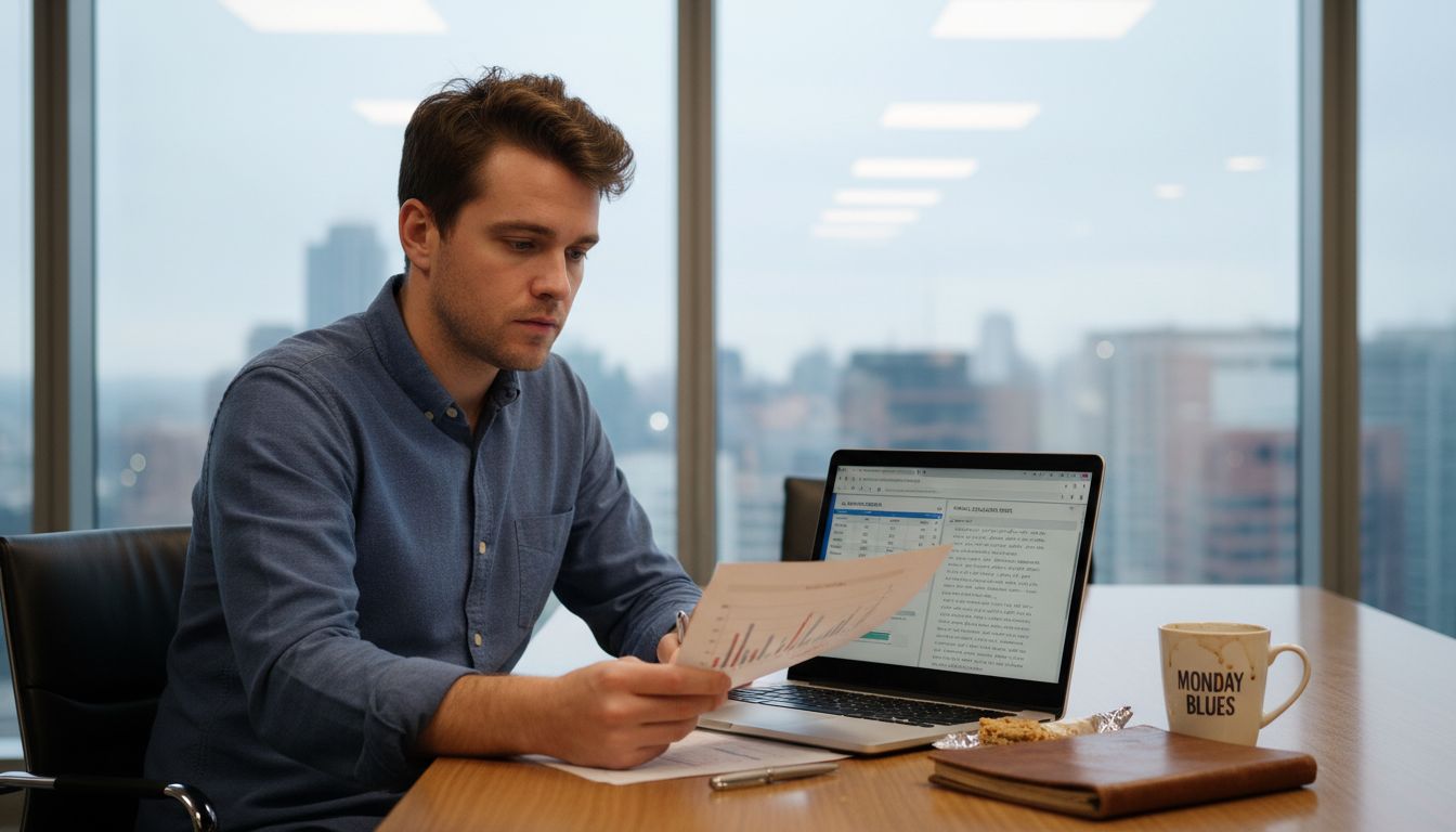 Analyst comparing manual and automated interview results