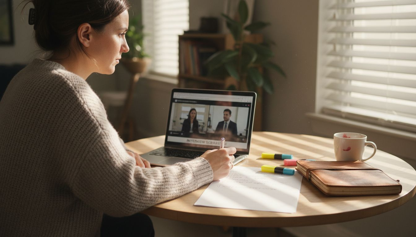 Analyzing interview interview questions at home