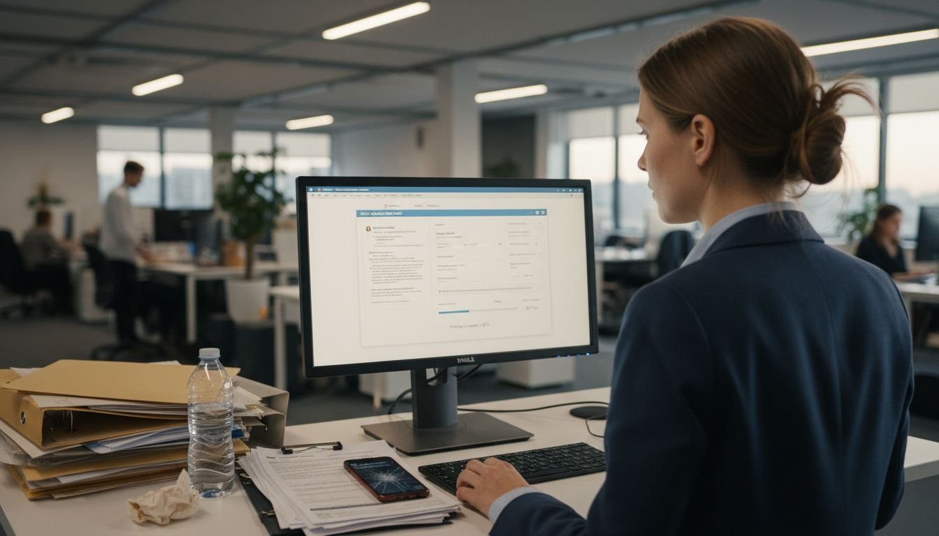 HR staff using AI resume parsing screen