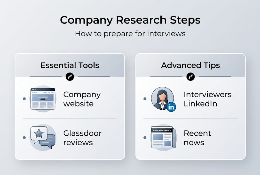 Infographic with research tools and tips